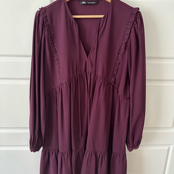 ZARA Pleated Dress (M) - Picture 10 of 12